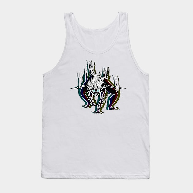 BLACK ICE CREEPIN - GLITCH Tank Top by TeefGapes